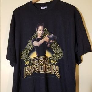 SOLD💥2001 Lara Croft Tomb Raider movie promo tee